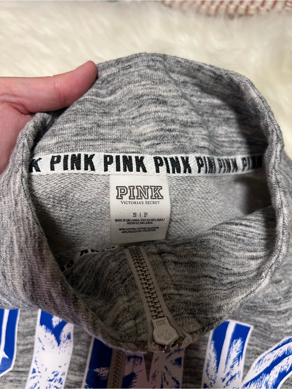 PINK Victoria’s Secret quarter zip - Picture 2 of 2